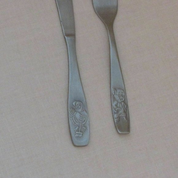 Viners Youth Cutlery Vintage Knife & Fork Children's Feeding Set - Picture 2 of 4